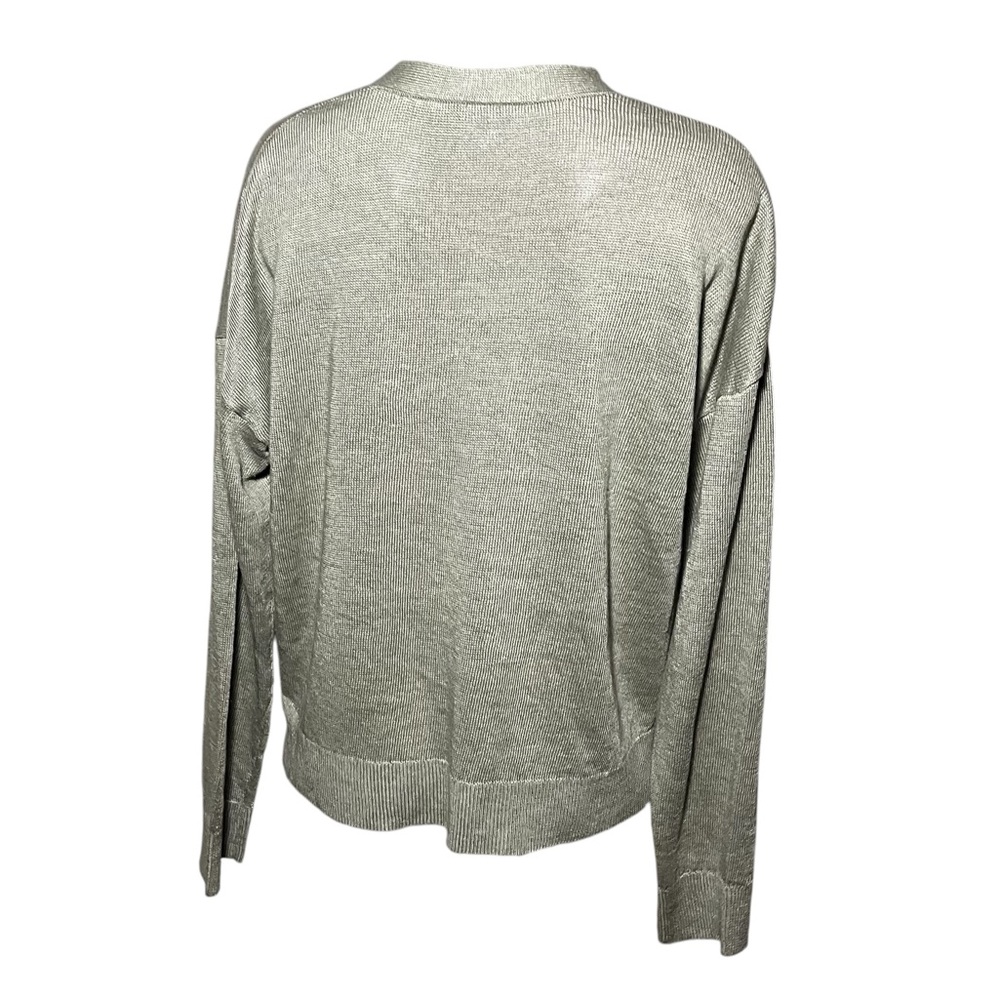 NWOT Jenni Kayne Linen Boyfriend Cardigan In Willow size M - Picture 10 of 13